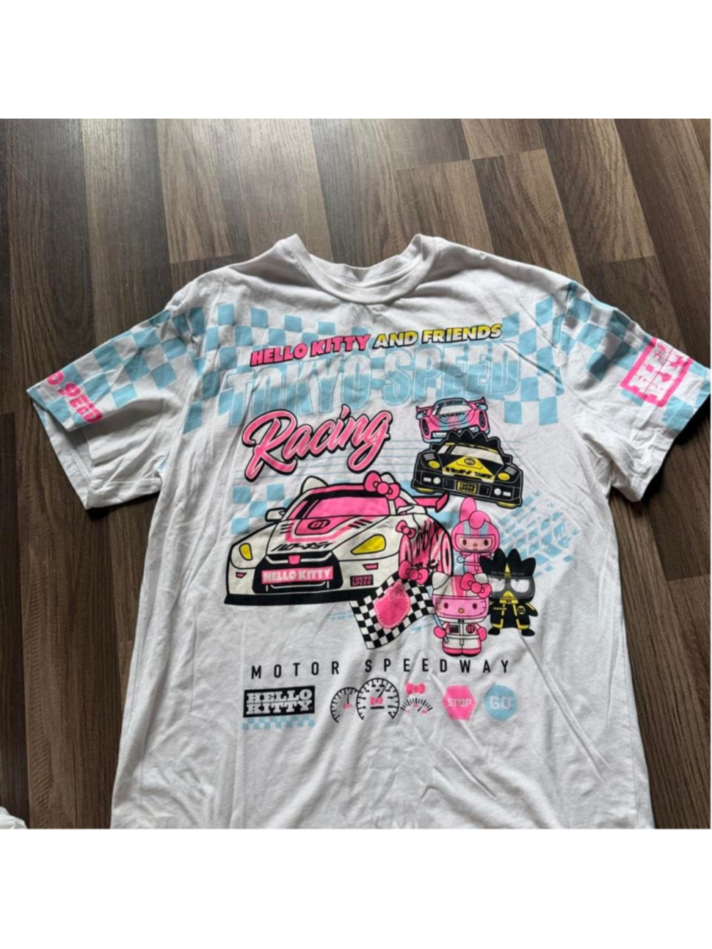 Hello Kitty & Friends Tokyo Speed racing graphic tee